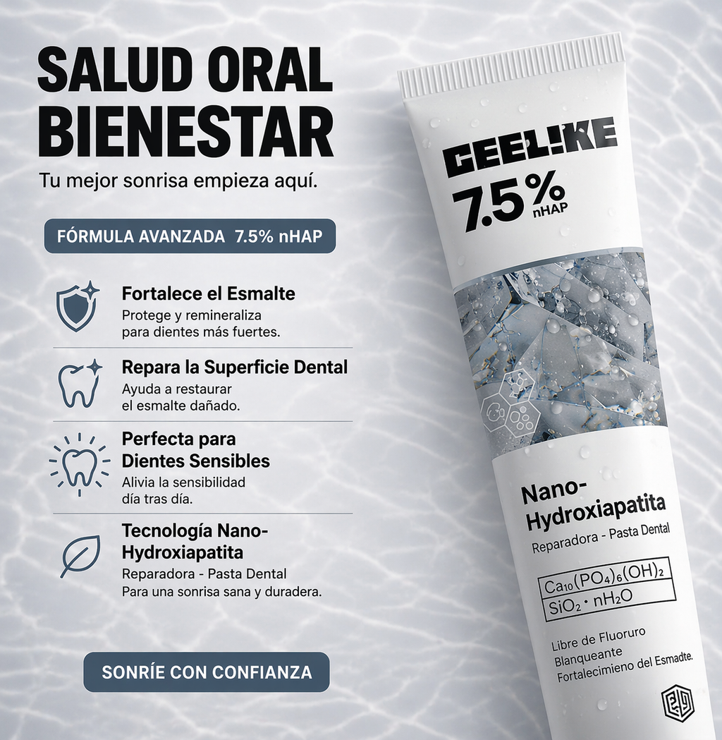 CEELIKE Nano-Hidroxiapatite 7,5 % – Pasta dental reparadora - ¡COMPRA MÁS A UN PRECIO ESPECIAL!